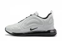 nike air max 720 en solde homme blanc-noir